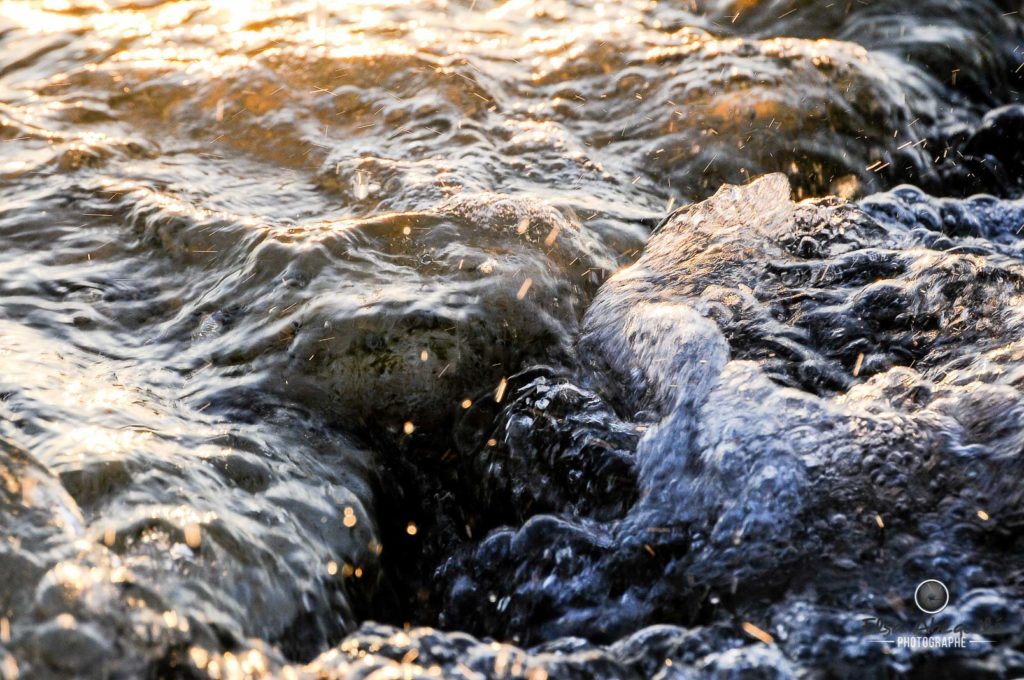 Vagues en mouvement, symbolisant le burn out.