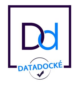 Logo Datadock, certification obtenue par CF Evolution.