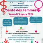 Affiche Table ronde Santé des Femmes avec l’Association des Femmes